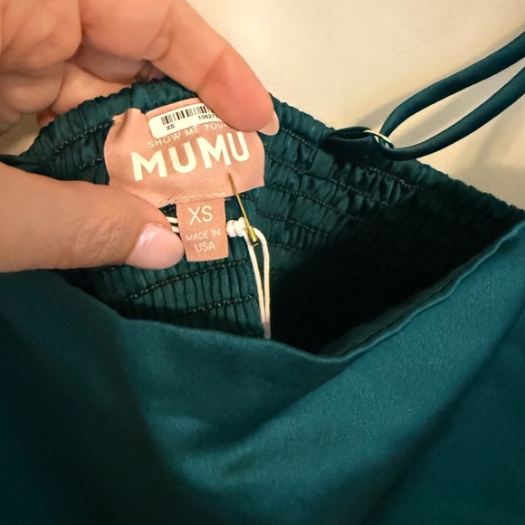 NWT Show Me Your MuMu Emerald Green Clurb Crop Top - Picture 6 of 6